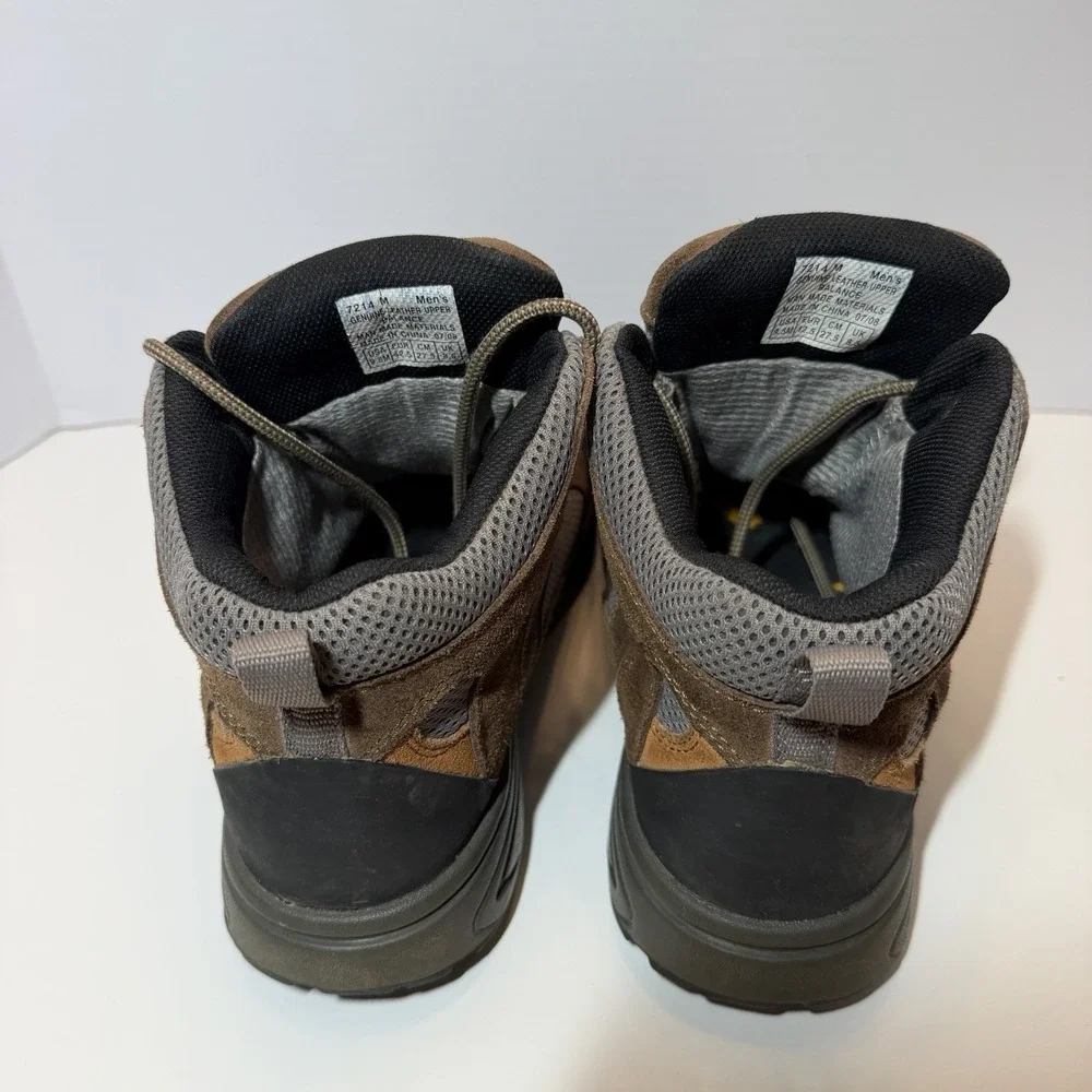 Vasque Men's Hiking Boots Brown Gray Black Leather US 9.5 Medium MPN 7214
